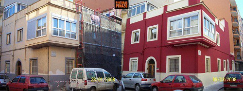Mantenimiento de fachadas - Limpieza de la fachada - Renovación básica de fachadas